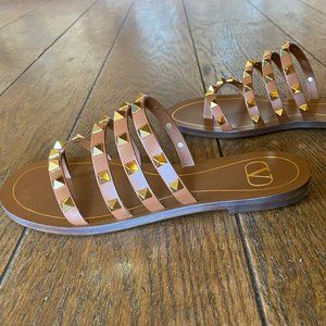 Valentino Garavani Rock Stud Sandals Never Worn